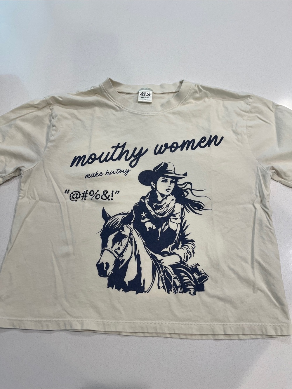 All Us-Mouthy Women Make History Graphic Tee